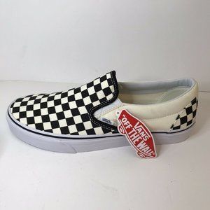 NEW VANS CLASSIC CHECKERBOARD SLIP ON  M 11 W 12.5